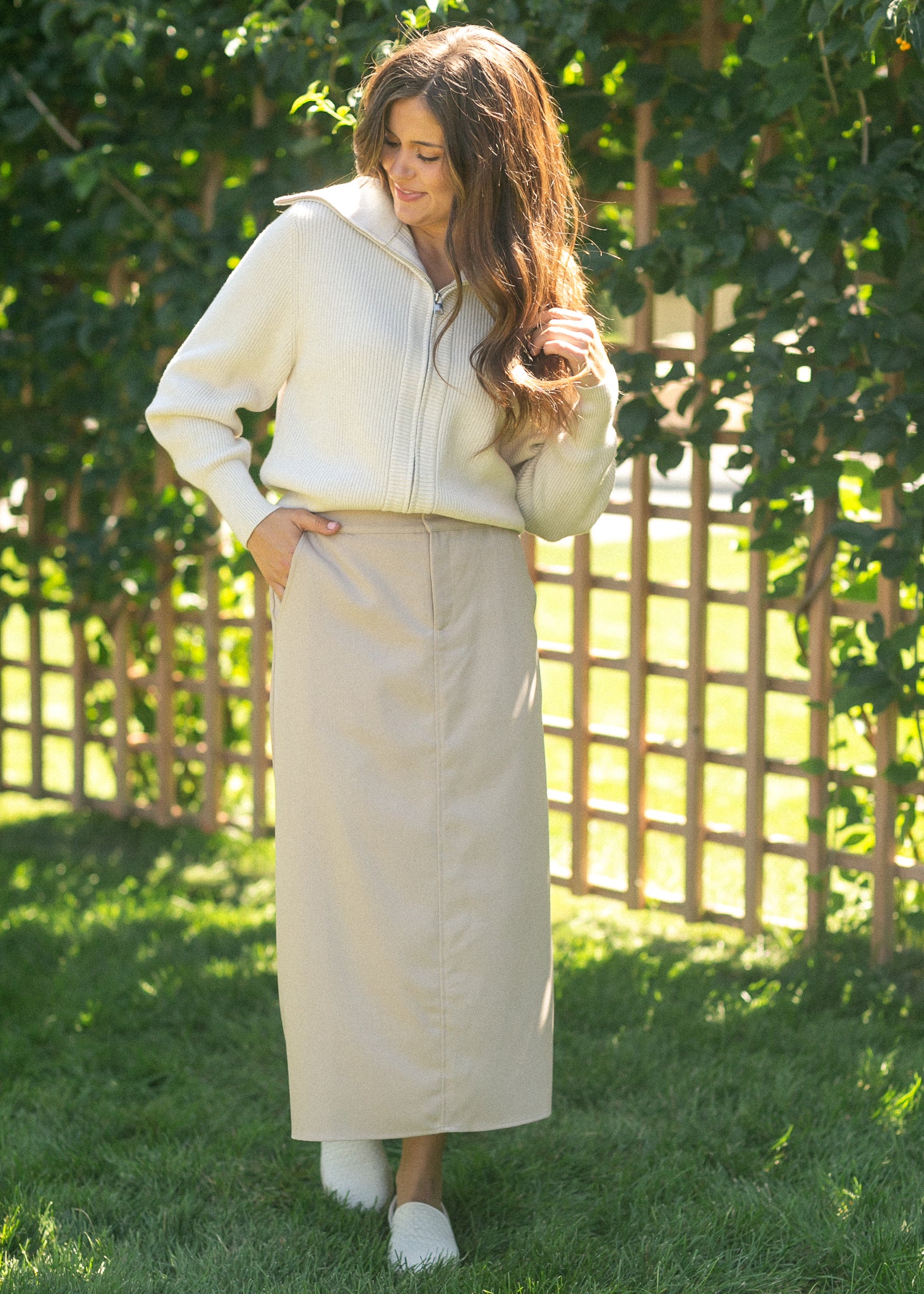Dylan Midi Trouser Skirt