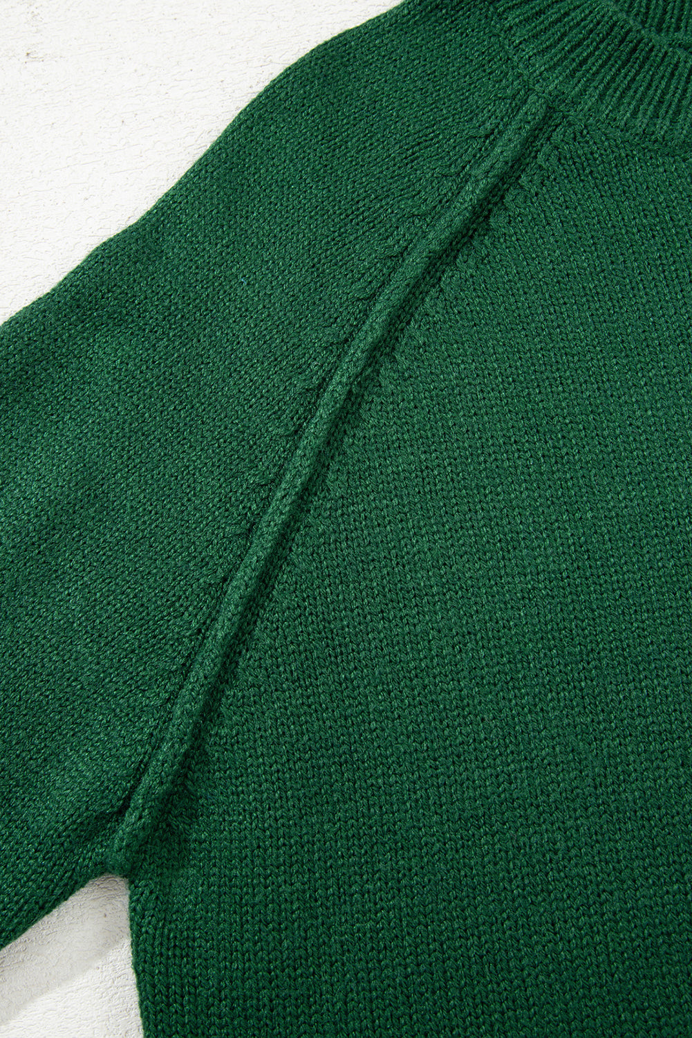 Eleanor Evergreen Raglan Sleeve Sweater