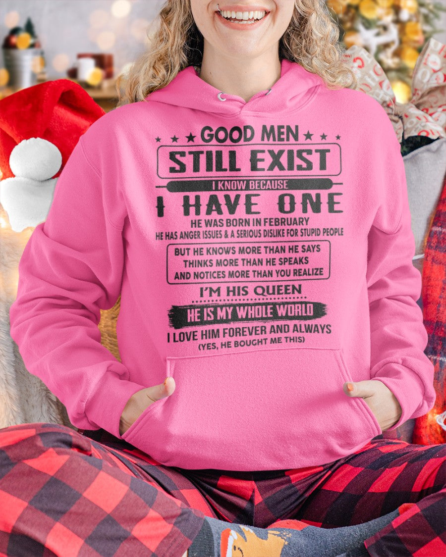 February - Good men Still Exist - gift for your girlfriend, wife from Husband - NGHL02 (SKU-GM-02)
