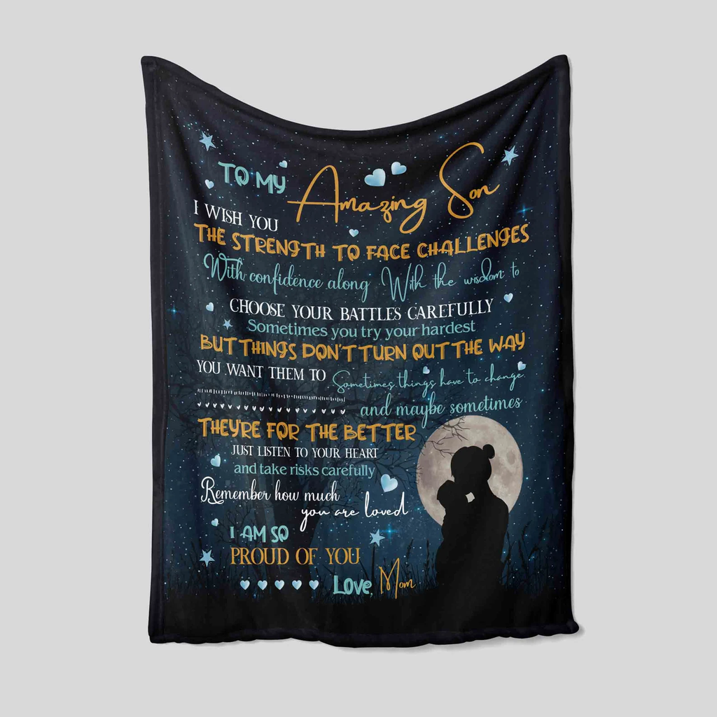 Special Gift For Your Son Blanket - From Mom