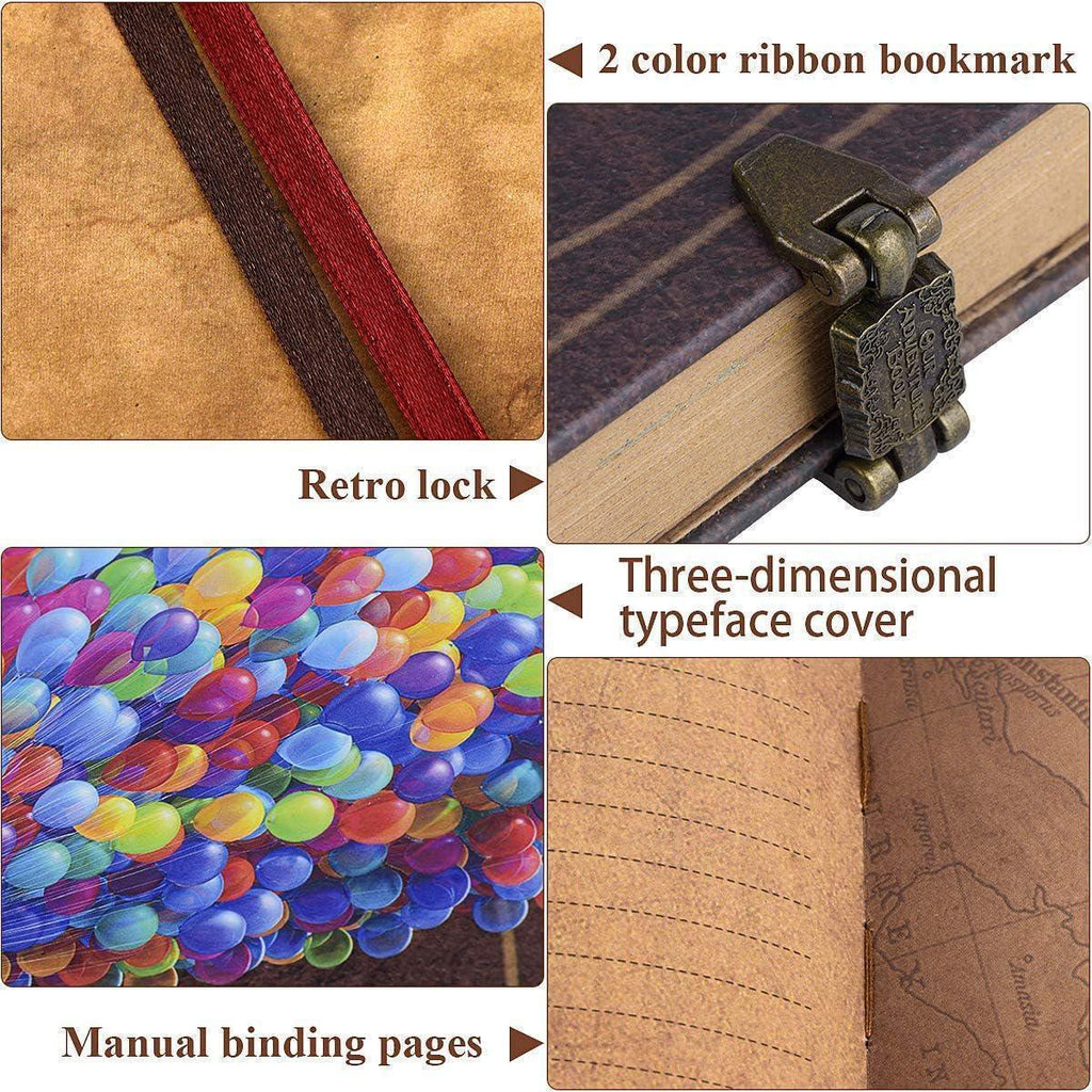 Our Adventure Book: Scrapbook Photo Album, Vintage Travel Theme, Keepsake Diary, Image Memory Journal