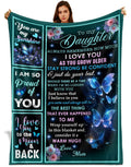 Special Gift For Your Daughter Blanket - From Mom
