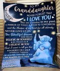 BLANKET FOR GRANDDAUGHTER – COMFORT & WARMTH GIFT FROM GRANDMA  Sherpa Fleece Quilt Blanket hnds00 (SKU-CHAU-B20)