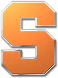 Syracuse University Orange Auto Emblem, Aluminum Metal, Embossed Team Color, Raised Decal Sticker, Full Adhesive Backing
