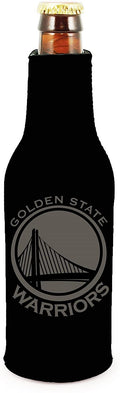 Golden State Warriors 2-Pack Zipper Bottle Tonal Black Beverage Insulator Neoprene Holder Cooler Basketball