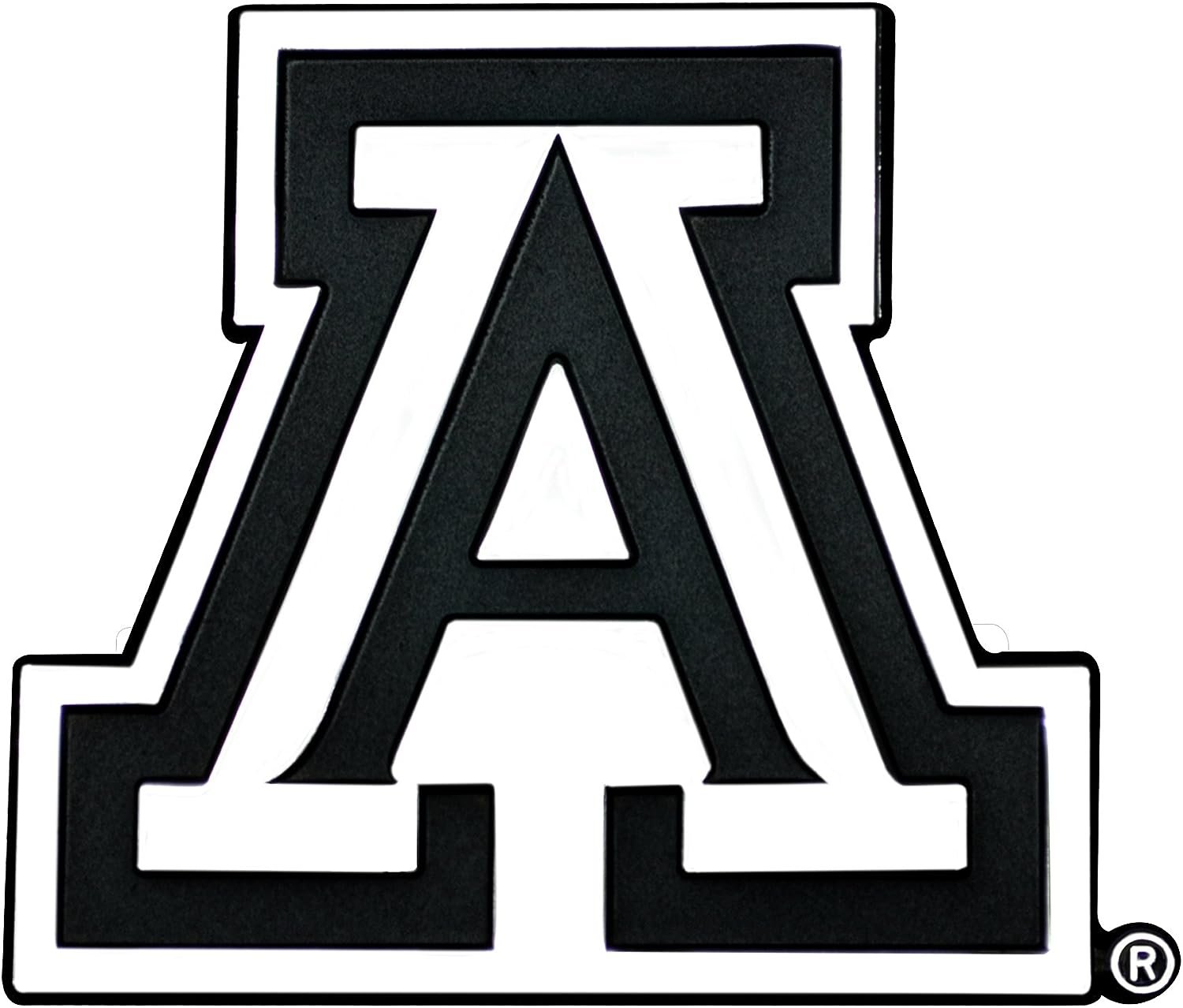 University of Arizona Wildcats Solid Metal Raised Auto Emblem Decal Adhesive Backing