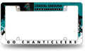 Coastal Carolina University Chanticleers Metal License Plate Frame Tag Cover, All Over Design, 12x6 Inch