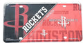 Houston Rockets Metal Tag License Plate Novelty 6x12 Inch Split Design