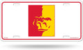 Pittsburgh State University Gorillas Metal Auto Tag License Plate, White Design, 6x12 Inch