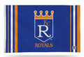Kansas City Royals Premium 3x5 Feet Flag Banner, Retro Logo, Metal Grommets, Outdoor Indoor, Single Sided