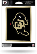 University of Colorado Buffaloes 5 Inch Sticker Decal, Home State Design, Flat Vinyl, Full Adhesive Backing