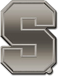 Syracuse University Orange Solid Metal Auto Emblem Antique Nickel for Car/Truck/SUV