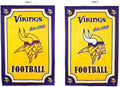 Minnesota Vikings Premium Double Sided Banner House Flag, Suede, 28x44 Inch