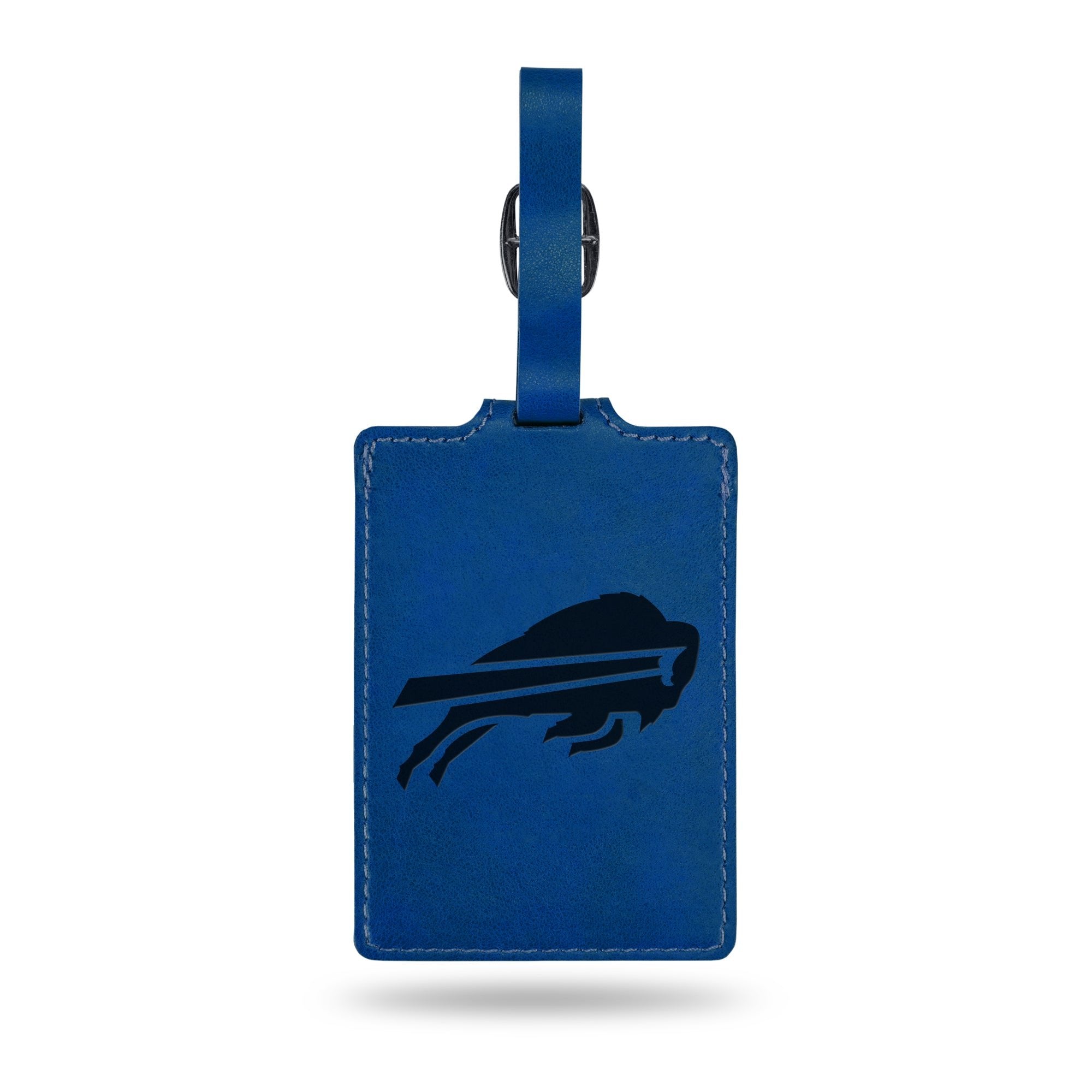 Buffalo Bills Luggage Bag Tag Laser Engraved Ultra Suede Includes ID Card