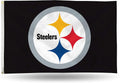 Pittsburgh Steelers Premium 3x5 Feet Flag Banner, Logo Design, Metal Grommets, Outdoor Use, Single Sided