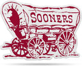 Rico Industries NCAA Oklahoma Sooners Shape Cut Mascot Pennant - Home, Living Room, Bedroom, Mancave Decor - Soft Felt Material - Made