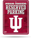 Indiana Hoosiers Metal Parking Sign