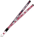Temple Owls Lanyard Keychain 2-sided Breakaway Clip Gray University of