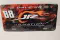 Dale Earnhardt #88 Jr NASCAR Metal Auto Tag License Plate, Nation Design, 6x12 Inch