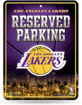 Los Angeles Lakers Metal Parking Sign