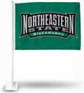 Northeastern State University RiverHawks Car Flag with included Pole