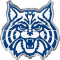 University of Arizona Wildcats Premium Aluminum Metal Raised Auto Emblem, Alternate Logo, Color Embossed, Full Adhesive Backing
