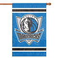 Dallas Mavericks Premium Double Sided Banner Flag, Applique Embroidered, 28x44 Inches