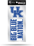 University of Kentucky Wildcats 2-Piece Double Up Die Cut Sticker Decal Sheet, 4x8 Inch