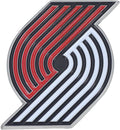 Portland Trail Blazers Solid Metal Premium Auto Emblem, Team Color, Raised, Adhesive Tape Backing