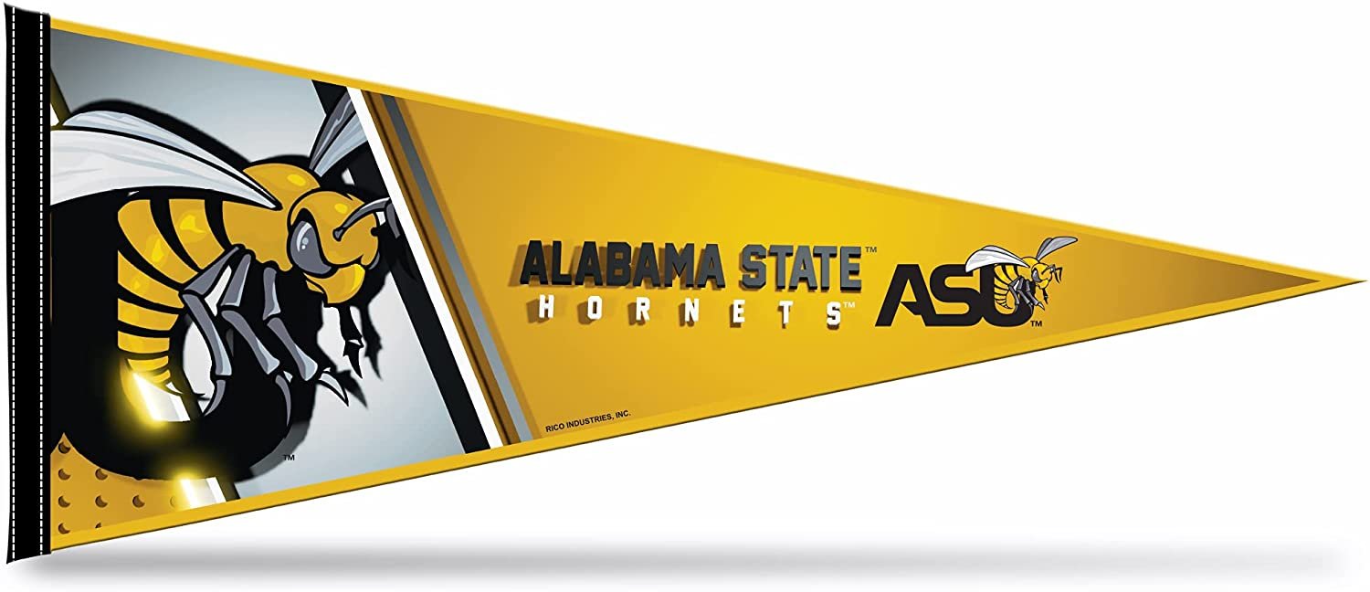 Alabama State University Hornets Soft Felt Pennant, 12x30 Inch, Easy To Hang