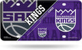 Sacramento Kings Metal Auto Tag License Plate, Split Design, 6x12 Inch