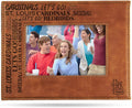 St Louis Cardinals Laser Engraved Brown Picture Frame Holds 4x6 Inch Photo