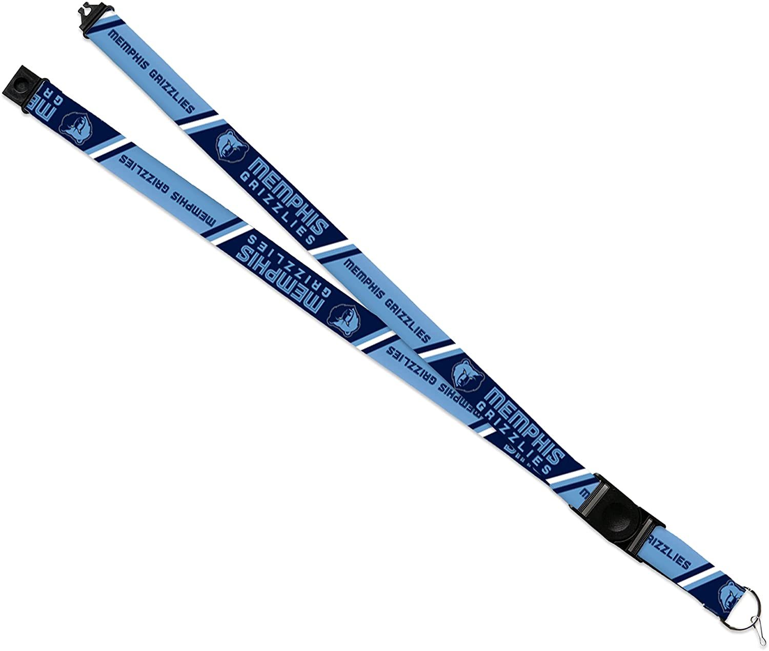Memphis Grizzlies Premium Lanyard Keychain 18 Inch Button Clip Safety Breakaway