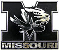 Missouri Tigers Silver Auto Emblem