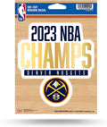 Denver Nuggets 2023 NBA Champions 5 Inch Die Cut Decal Sticker, Flat Vinyl, Clear Adhesive Backing