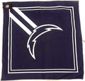 Los Angeles Chargers Bandana, 21x21 Inch, Lightweight, Traditional, Fandana Headband Ninja
