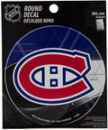 Montreal Canadiens 4" Round Decal