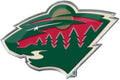 Minnesota Wild Embossed Color Auto Emblem Aluminum Metal Raised Decal Sticker Full Adhesive Backing