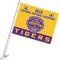 Louisiana State University LSU Tigers 2019 Champions 2-Sided Car Flag Auto Truck Banner