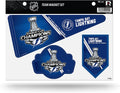 Tampa Bay Lightning 2021 Stanley Cup Champions Die Cut Team Magnet Set Sheet