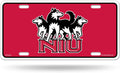University of Northern Illinois Huskies Metal Auto Tag License Plate, Logo Design, 6x12 Inch