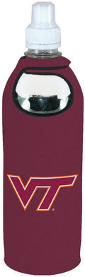 Virginia Tech Hokies VT 1/2 Liter Water Soda Bottle Beverage Insulator Holder Cooler with Clip University of