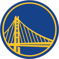 Golden State Warriors Solid Metal Color Auto Emblem Raised