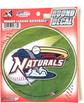 Northwest Arkansas Naturals Decal Sticker 4" Round Vinyl Auto Home Bumper Emblem Baseball Minor League