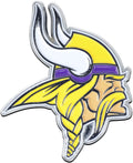 FANMATS 22581 Minnesota Vikings 3D Color Metal Emblem, Diecut Team Logo Auto Emblem