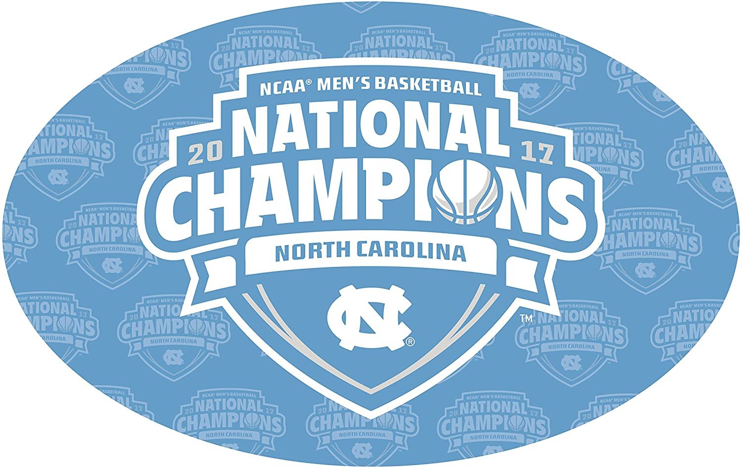 North Carolina Tar Heels 2017 Basketball Champions 12 Inch Magnet University of