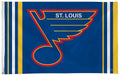 St Louis Blues Premium 3x5 Feet Flag Banner, Retro Logo, Metal Grommets, Outdoor Indoor, Single Sided