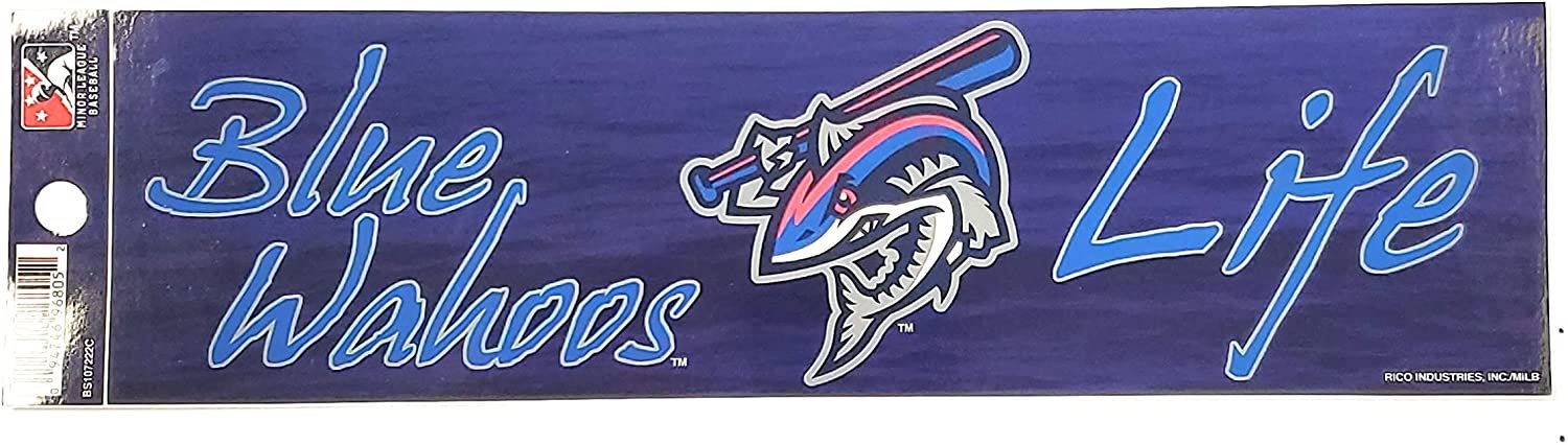 Rico Industries Pensacola Blue Wahoos Wahoo Life Bumper Sticker