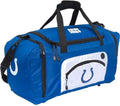 Officially Licensed NFL Indianapolis Colts "Roadblock" Duffel Bag, Black, 20" x 11.5" x 13"