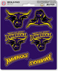 Minnesota State University Mankato Mavericks 6-Piece Decal Sticker Set, 5x6 Inch Sheet, Gift for football fans for any hard surfaces around home, automotive, personal items